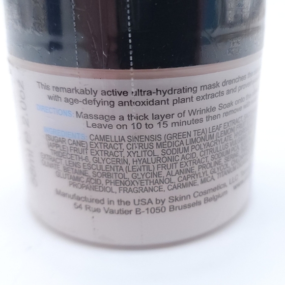 SKINN Dimitri James Wrinkle Soak 2 oz Age Defying Hydrating Mask Watermelon - Picture 4 of 4